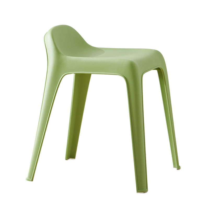 Minimalist Curved Plastic Chair