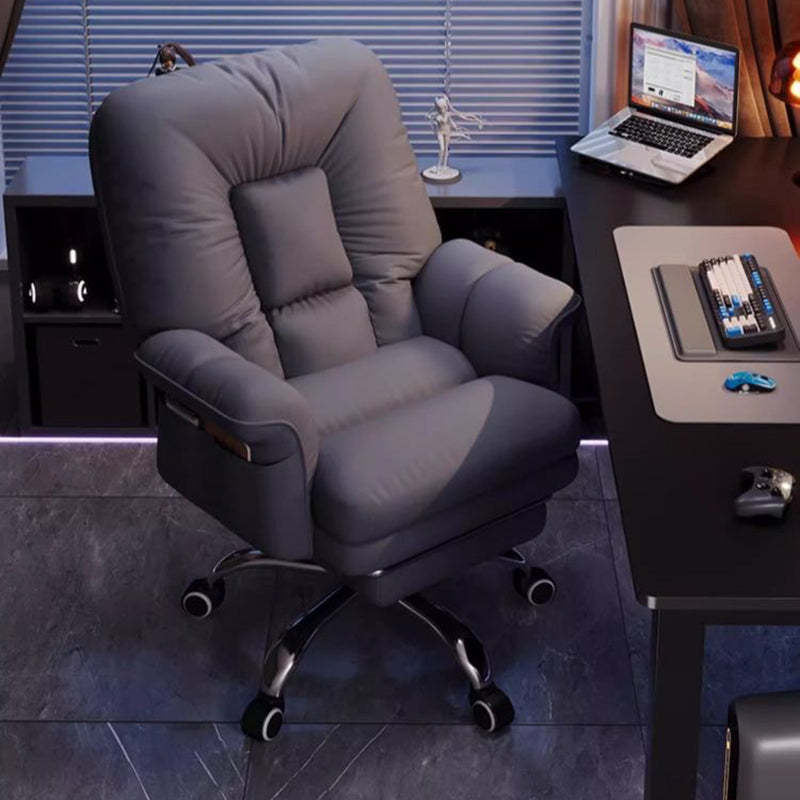 Modern Sticky Tech Fabric Metal Desk Chair