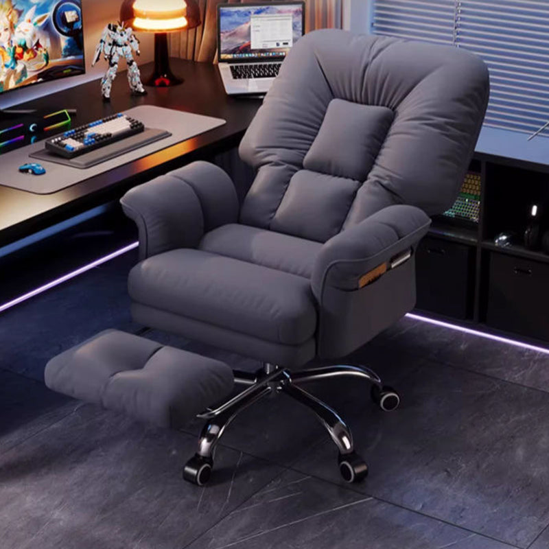 Modern Sticky Tech Fabric Metal Desk Chair