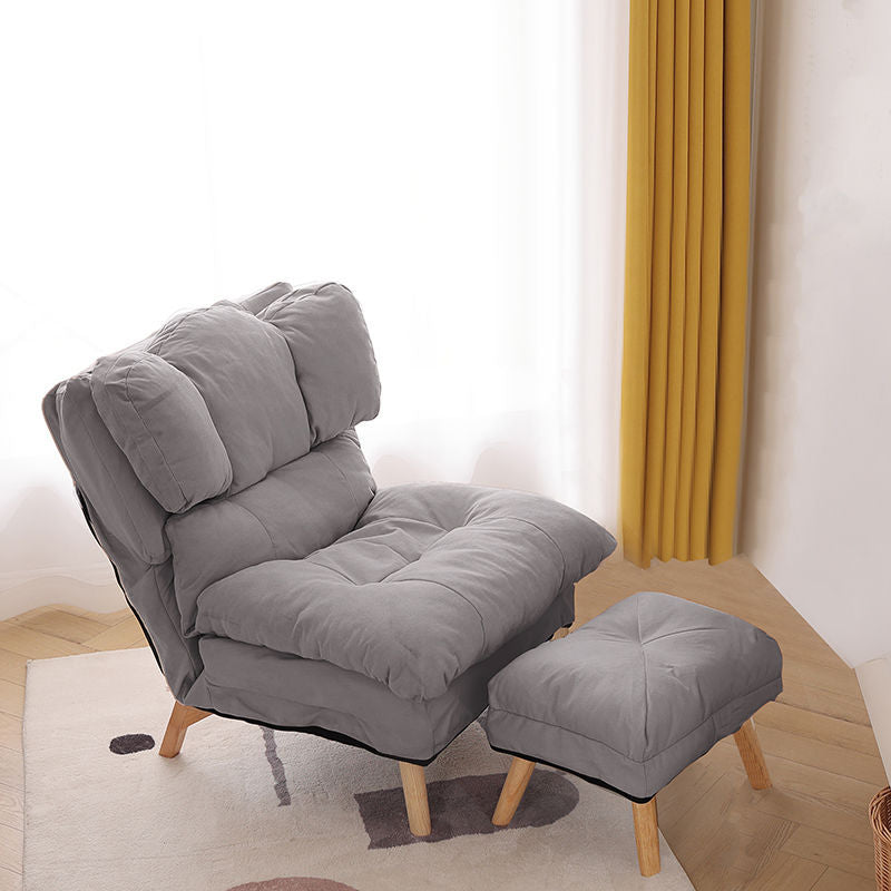 Minimalist Foldable Tech Fabric Accent Chair