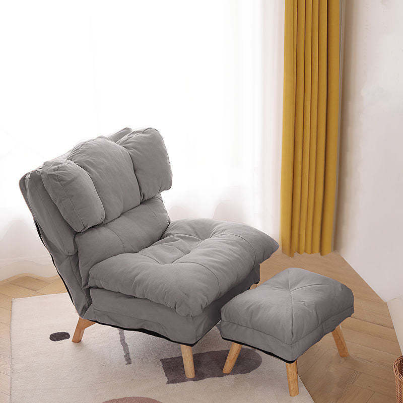 Minimalist Foldable Tech Fabric Accent Chair