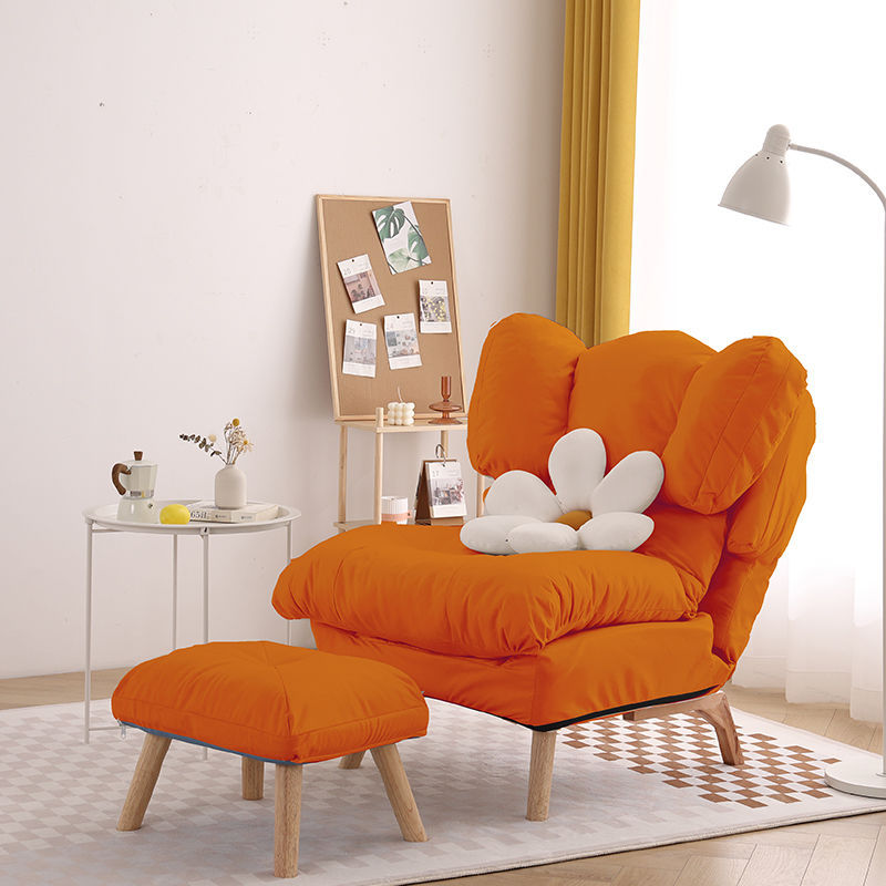 Minimalist Foldable Tech Fabric Accent Chair
