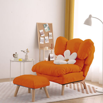 Minimalist Foldable Tech Fabric Accent Chair