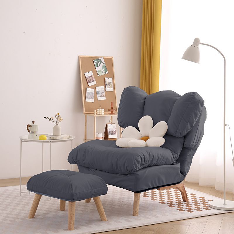 Minimalist Foldable Tech Fabric Accent Chair