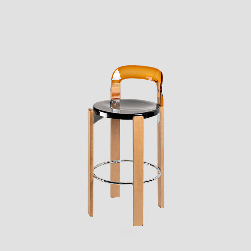 Chinese Curved Wood Dining Chair