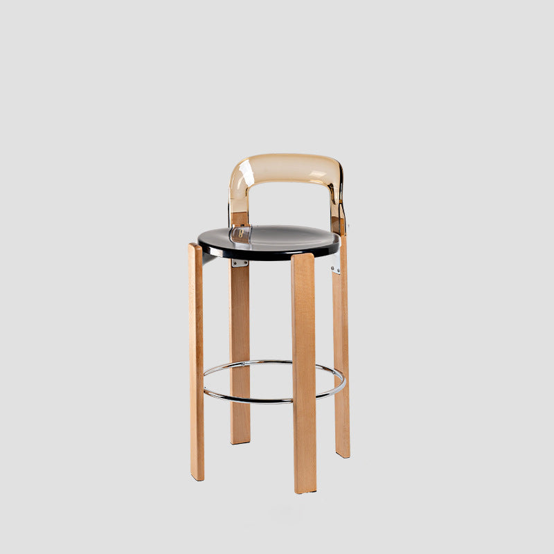 Chinese Curved Wood Dining Chair