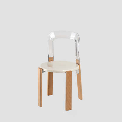 Chinese Curved Wood Dining Chair