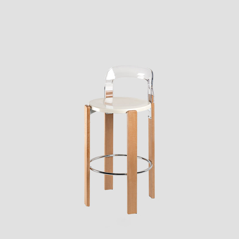 Chinese Curved Wood Dining Chair
