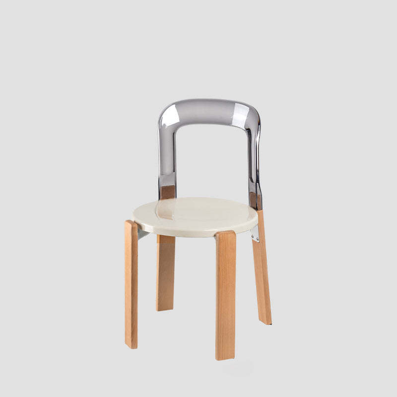 Chinese Curved Wood Dining Chair