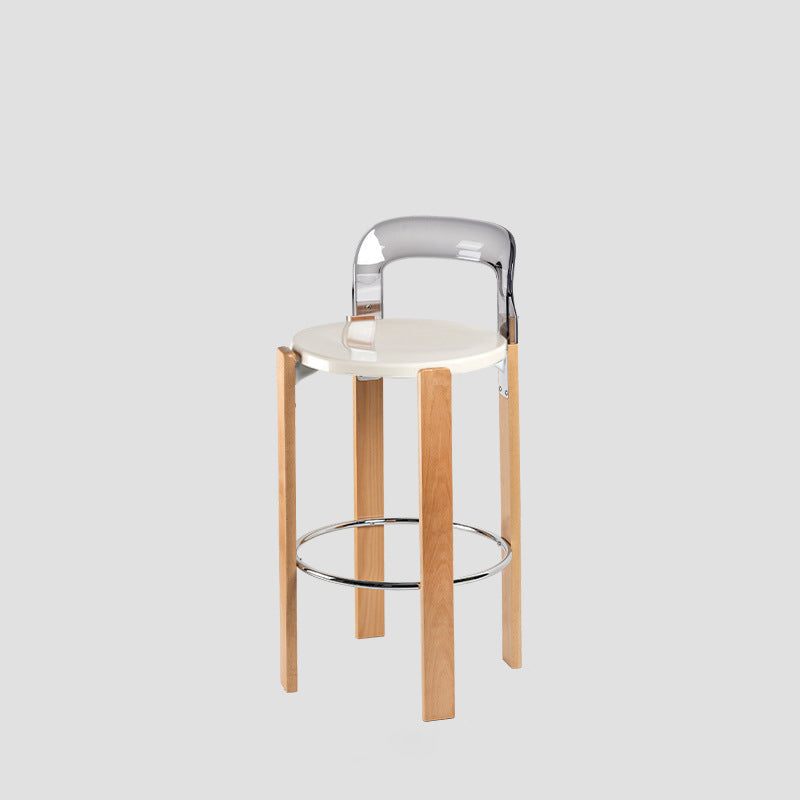 Chinese Curved Wood Dining Chair