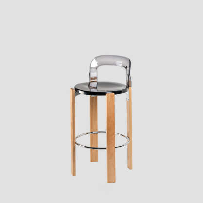 Chinese Curved Wood Dining Chair
