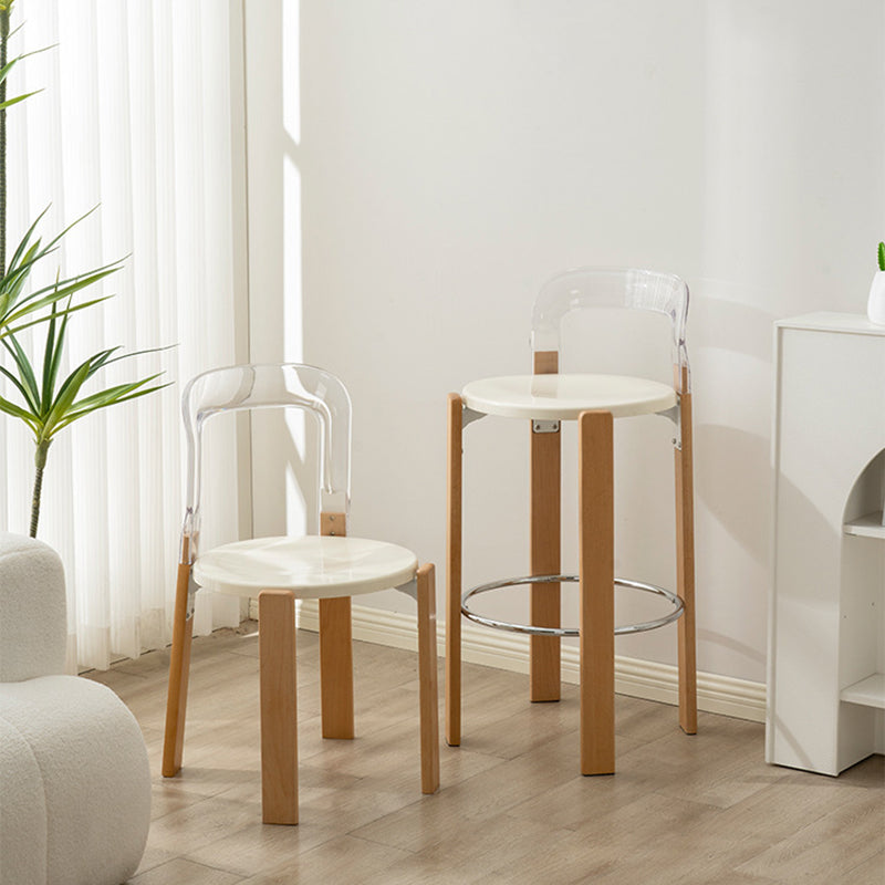 Chinese Curved Wood Dining Chair