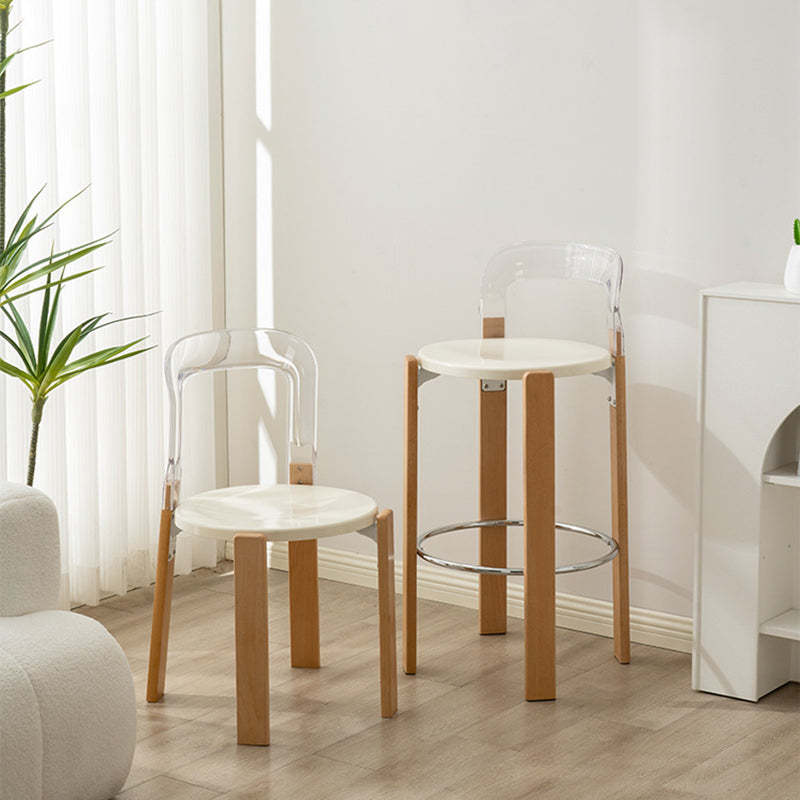 Chinese Curved Wood Dining Chair