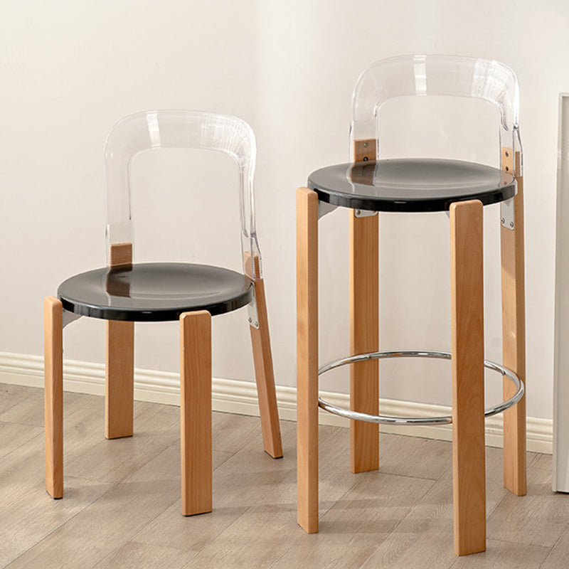 Chinese Curved Wood Dining Chair