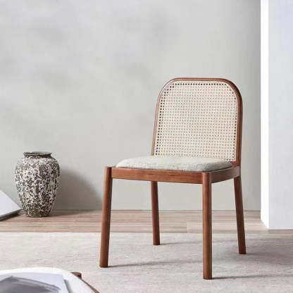 Chinese Linen Dining Chair