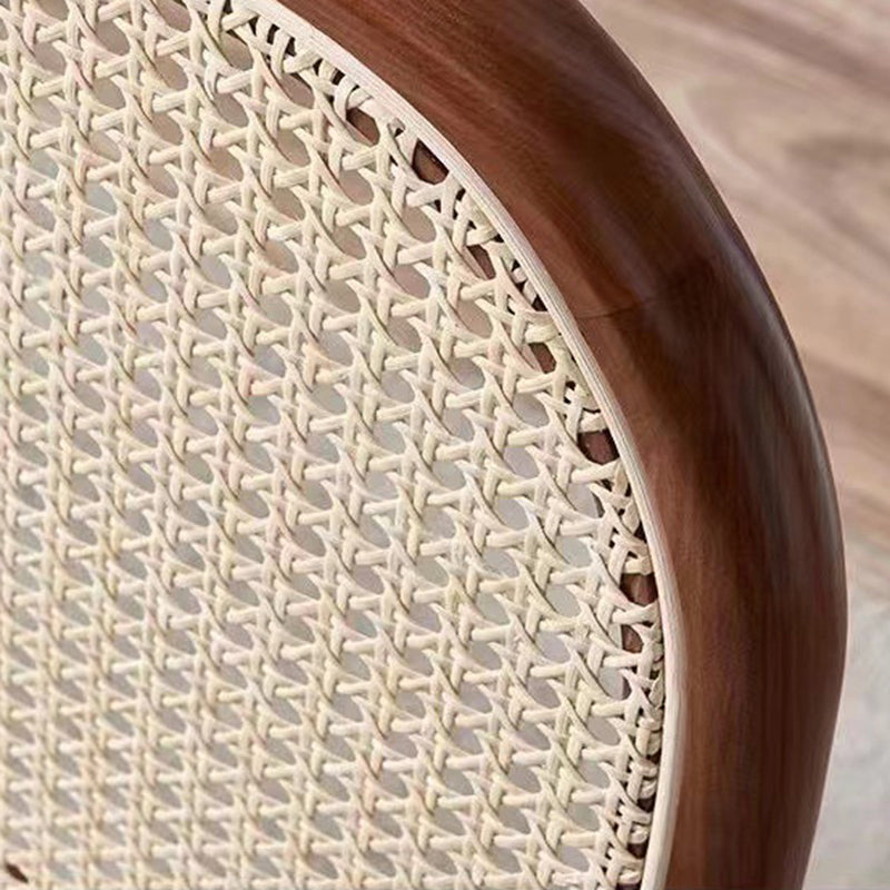 Chinese Linen Dining Chair — White & Lambswool