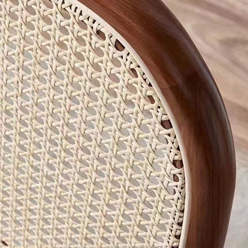 Chinese Linen Dining Chair — White & Lambswool