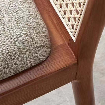 Chinese Linen Dining Chair