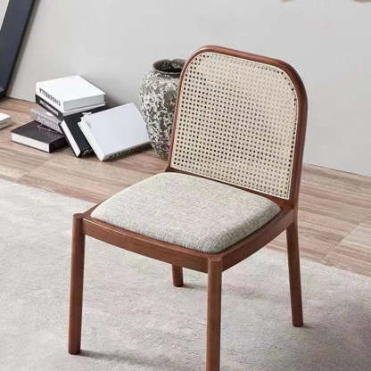 Chinese Linen Dining Chair