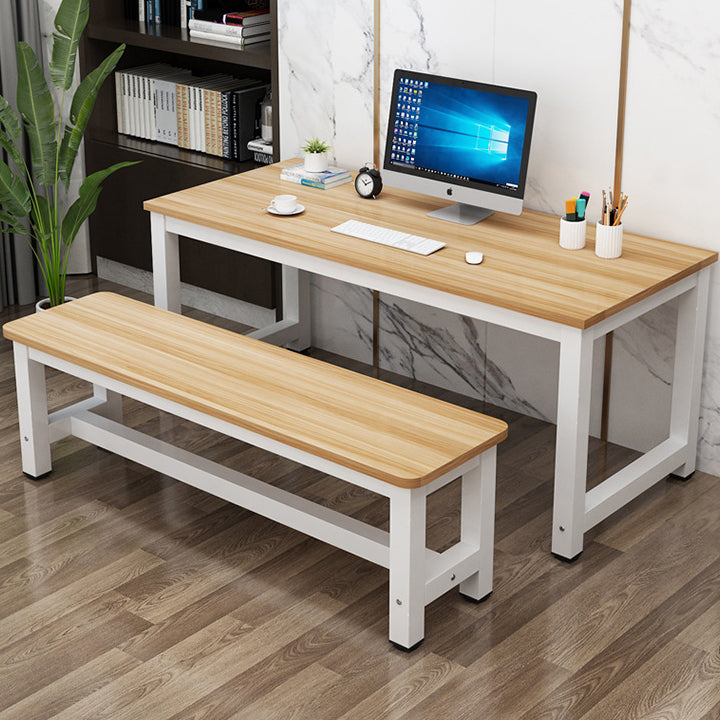 Minimalist Three Bar Plate Metal Shoe Bench