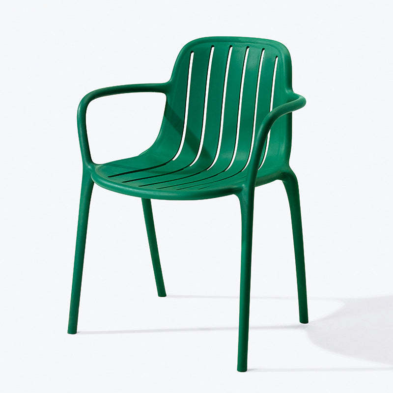 Scandinavian Bend Seam Plastic Dining Chair