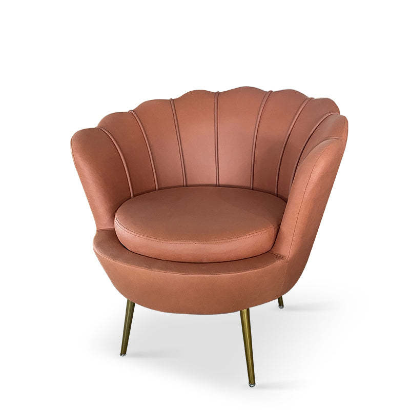 Creative curved tech gray accent chairs