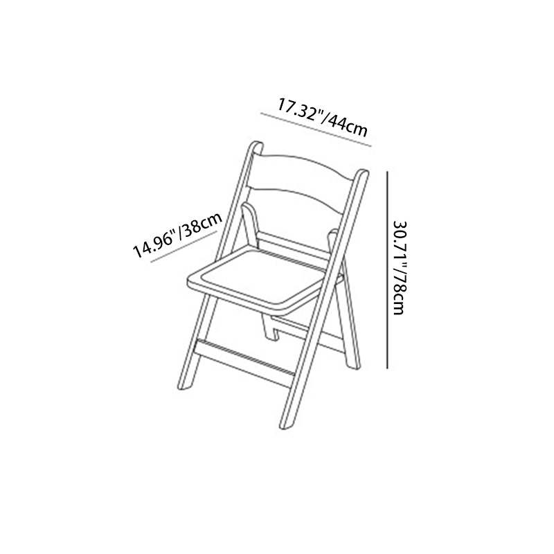 Minimalist Foldable Plastic Chair