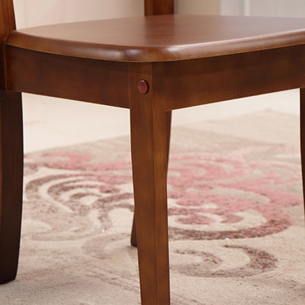 Chinese Rubber Wood Border Dining Chair