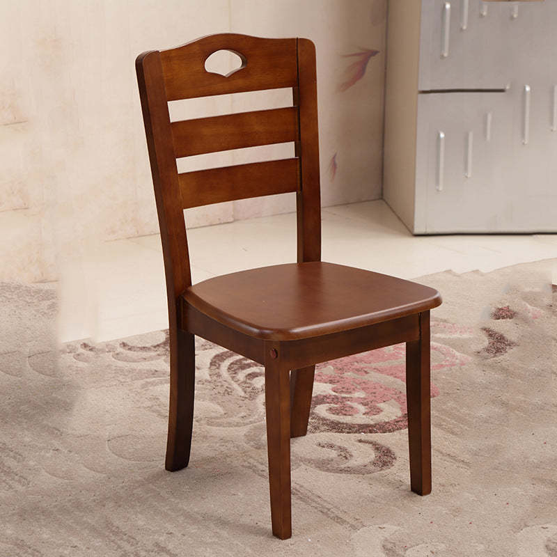 Chinese Rubber Wood Border Dining Chair