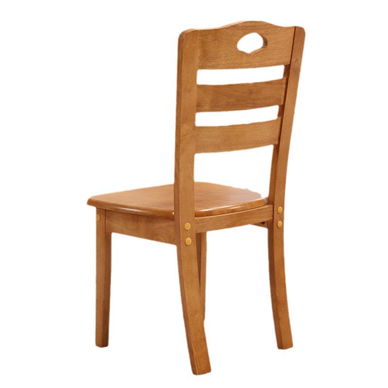 Chinese Rubber Wood Border Dining Chair