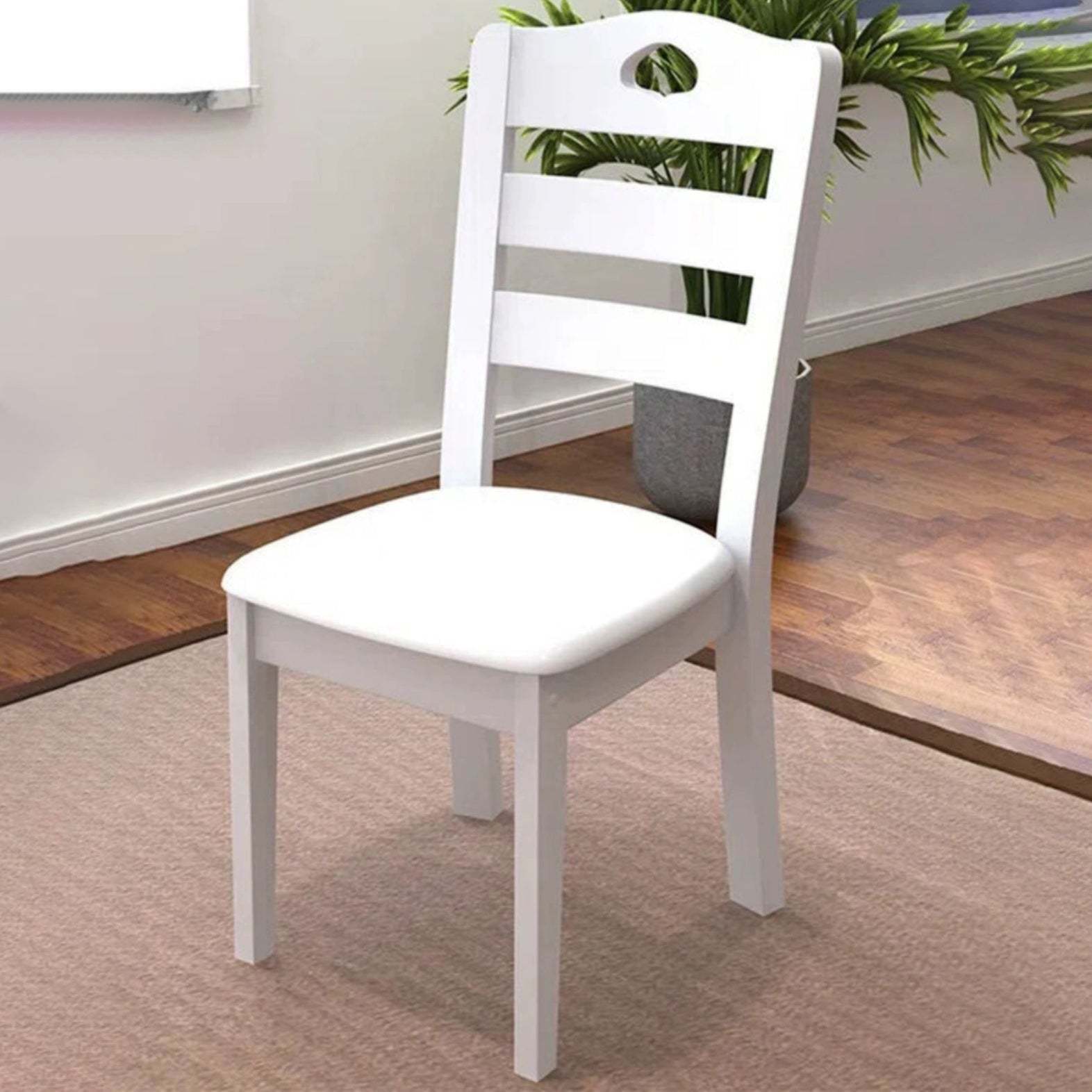 Chinese Rubber Wood Border Dining Chair