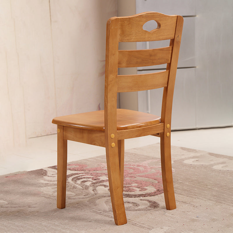 Chinese Rubber Wood Border Dining Chair