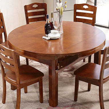 Chinese Rubber Wood Border Dining Chair
