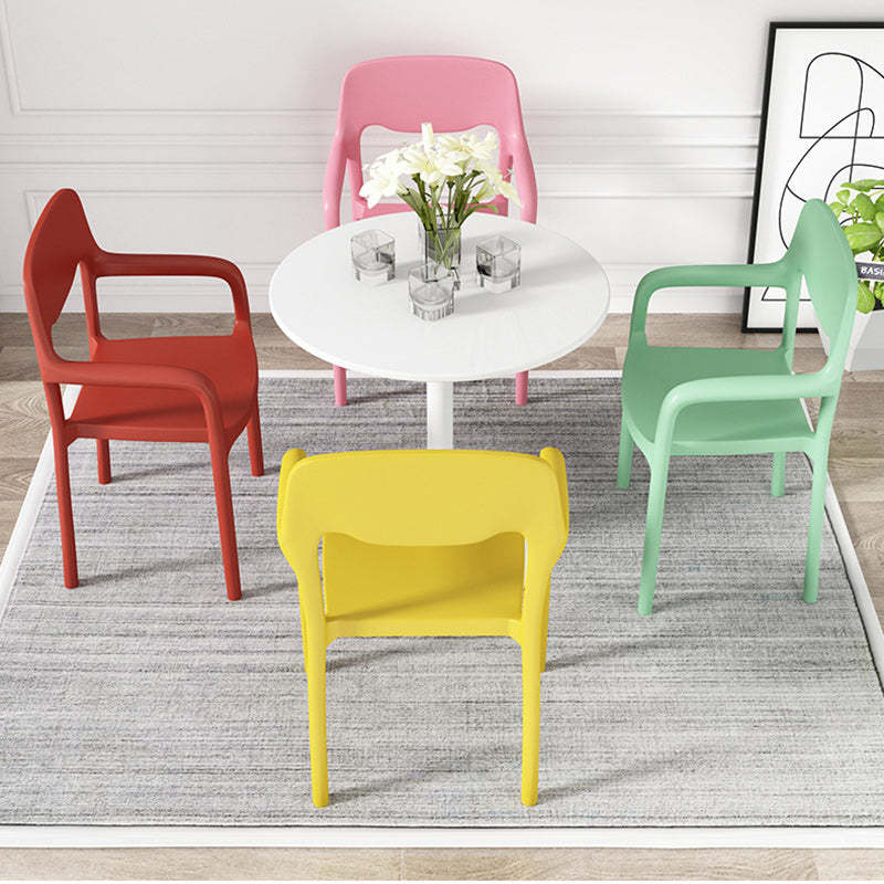 Scandinavian Open-Back Dining Chair
