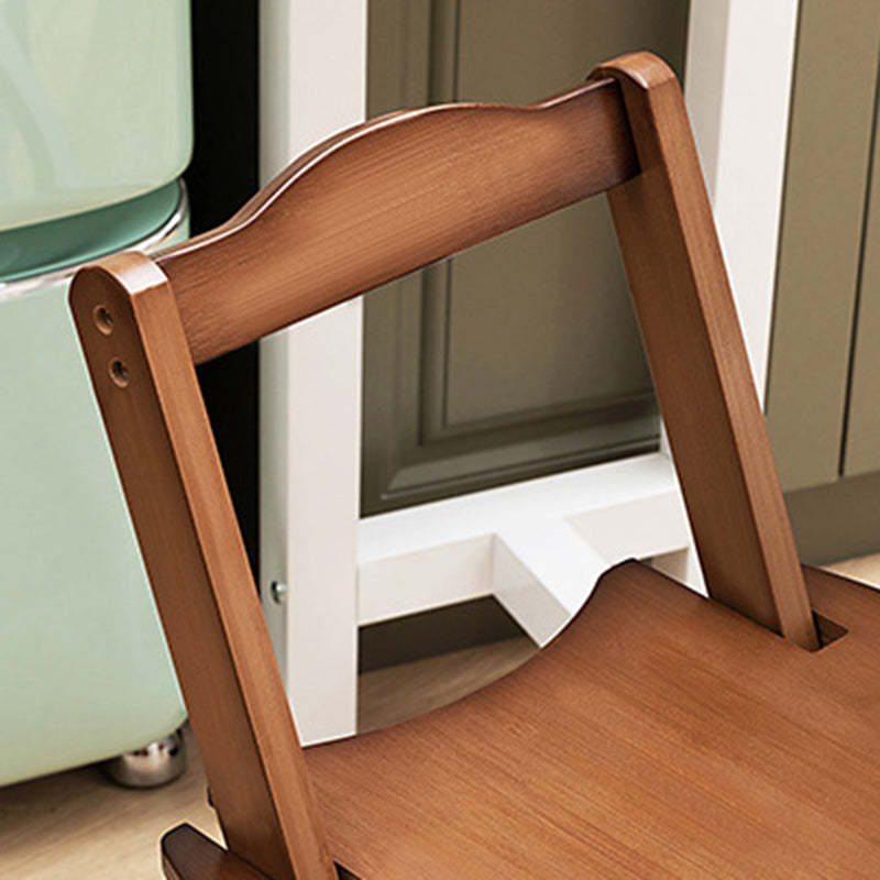 Modern Bamboo Round Foldable Bar Stool