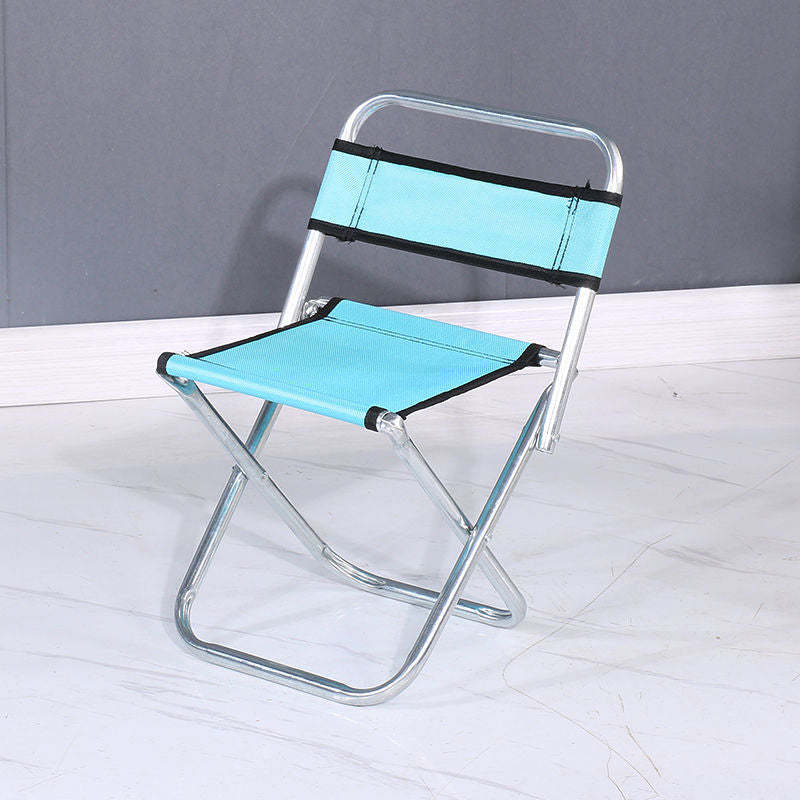 Minimalist foldable red metal fabric dining chairs & benches