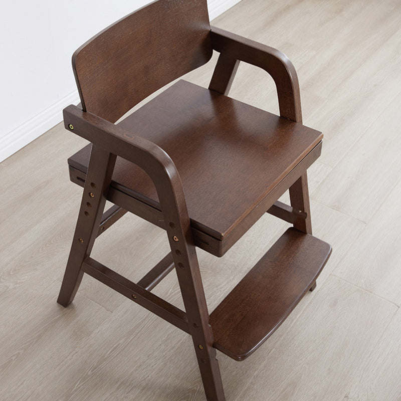 Modern Kids Rubber Wood Fabric Adjustable Desk Chair