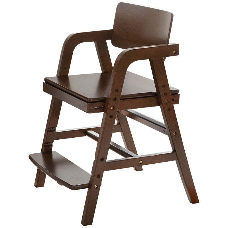 Modern Kids Rubber Wood Fabric Adjustable Desk Chair