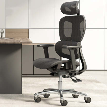 Modern Mesh Aluminum Ventilated Desk Chair