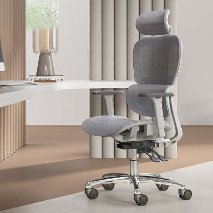 Modern Mesh Aluminum Ventilated Desk Chair