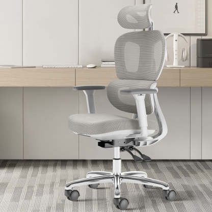 Modern Mesh Aluminum Ventilated Desk Chair
