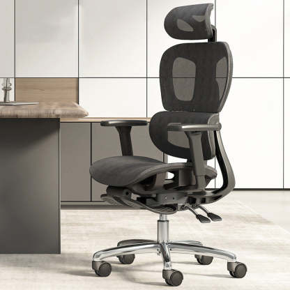 Modern Mesh Aluminum Ventilated Desk Chair