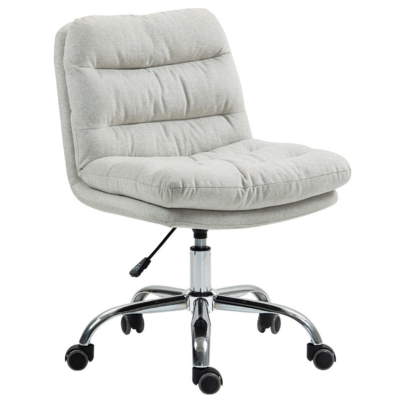 Minimalist Fabric Steel Movable Desk Chair