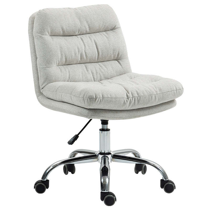 Minimalist Fabric Steel Movable Desk Chair