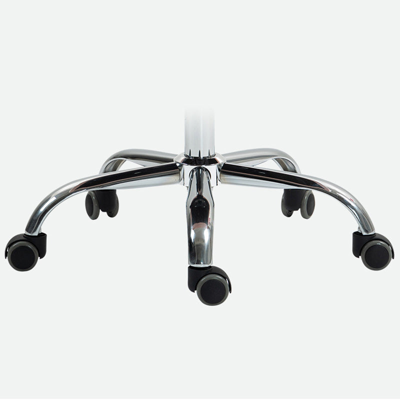 Minimalist Fabric Steel Movable Desk Chair