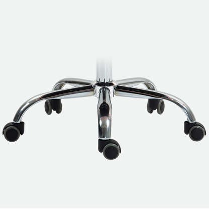 Minimalist Fabric Steel Movable Desk Chair