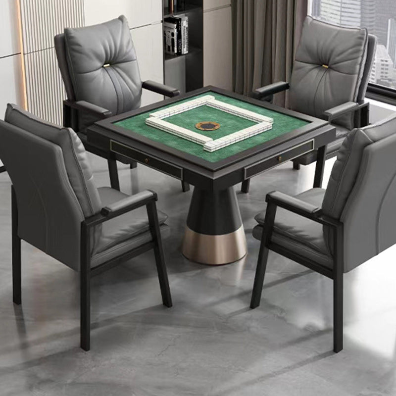 Chinese Leather Cotton Steel Dining Chair