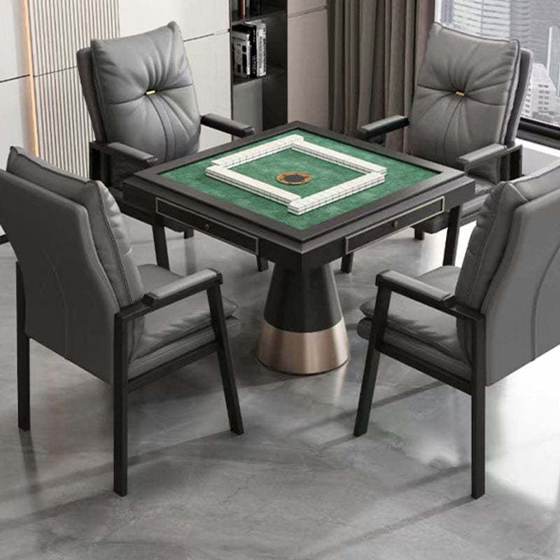 Chinese Leather Cotton Steel Dining Chair