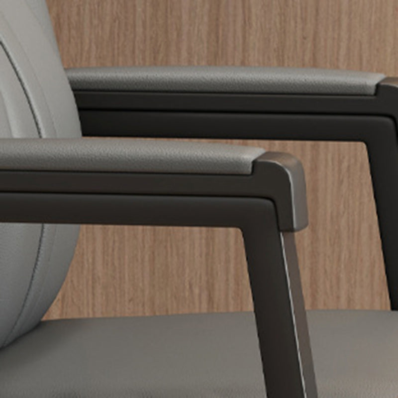 Chinese Leather Cotton Steel Dining Chair