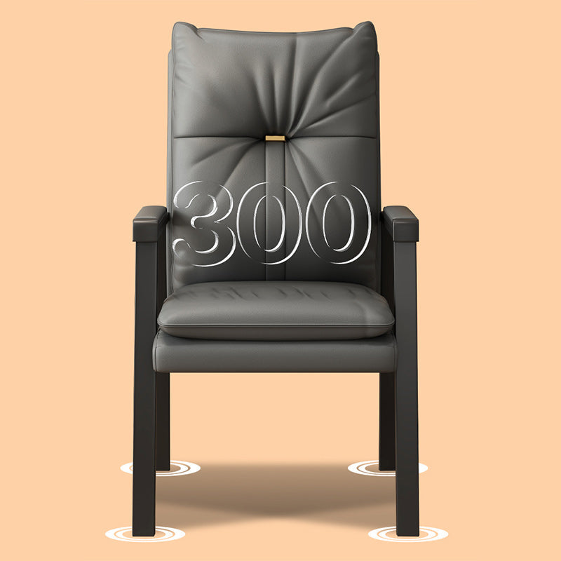 Chinese Leather Cotton Steel Dining Chair